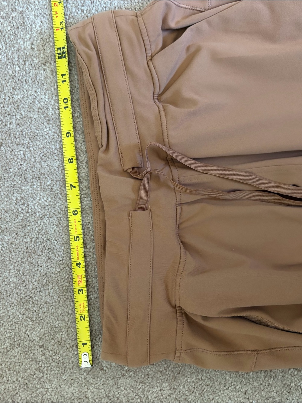 Women's Rust Drawstring Joggers - Picture 3 of 5